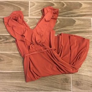 SALE Jessica Simpson dress with ruffle neckline